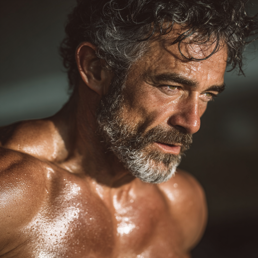 Активні люди старшого віку займаються фітнесом